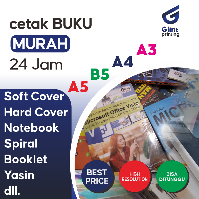 Cetak buku murah 24 jam Jakarta